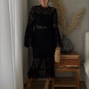 BRAND NEW VICI BLACK LACE DRESS